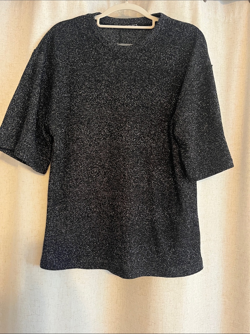 ZARA  Black /Silver Metallic Size S
